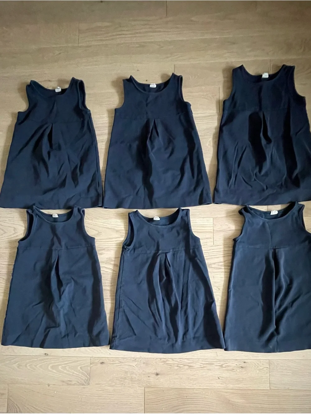 GAP Navy Sleeveless Pleated Kids Dress - 6 pack. School Uniform Size 6/7